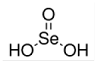 Selenious acid Structural Formula - Illustration