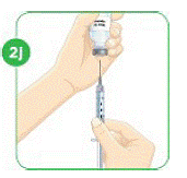 Check to see if there are large air bubbles in the
syringe - Illustration