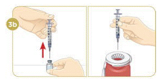 Vial with powder (from Step 1) - Illustration