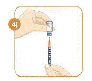 Pull down the plunger until the top rim of the plunger lines up with the black line of the dose prescribed by your healthcare provider - Illustration