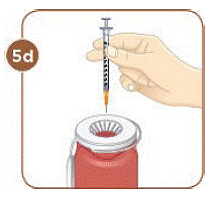 Check to see if there are large air bubbles in the Â syringe - Illustration