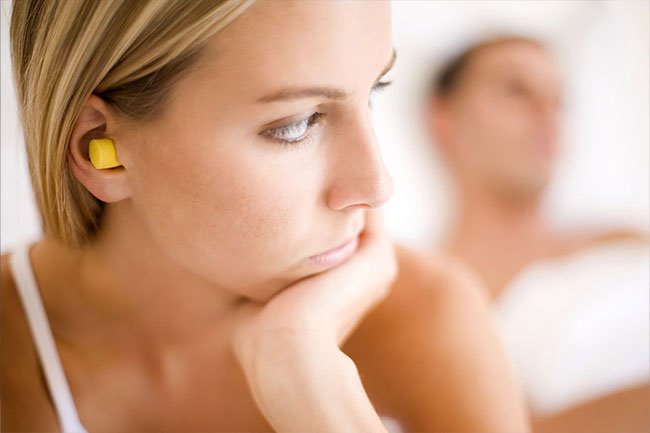 Sleeping with a snorer can negatively impact your sleep.