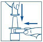 Replace the white safety clip - Illustration