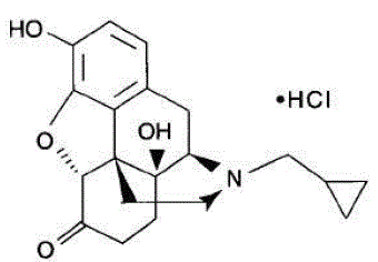 Naltrexone hydrochloride - Structural Formula Illustration