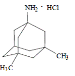 NAMENDA XR (memantine hydrochloride) Structural Formula Illustration