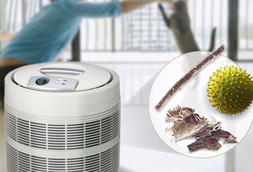 It works best for removing pet dander and pollen, but not as well for dust mites.