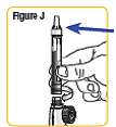 Turn the wheel of the mixing device in a counterclockwise direction to lower the rod if it is not already lowered. - Illustration