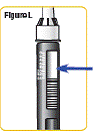 Screw the cartridge onto your NATPARA mixing device in a clockwise direction. The Pen Needle must be attached. - Illustration