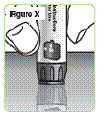 Turn the dosage knob until "GO" lines up with the notch in the dose window. - Illustration