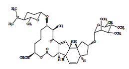 Spinosyn A - Structural Formula Illustration