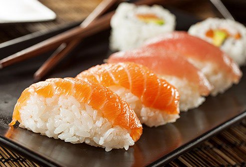 Fatty kinds like salmon, tuna, and mackerel are rich with vitamin D.