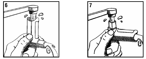 Cleaning the mouth piece - Illustration