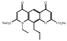 ALOCRIL® (nedocromil sodium) Structural Formula Illustration