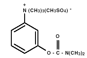 Neostigmine Methylsulfate Structural Formula Illustration