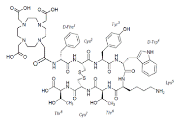 Netspot (dotatate) Structural Formula - Illustration