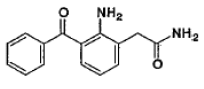 NEVANAC®
  (nepafenac) Structural Formula Illustration