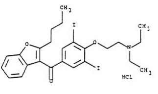 NEXTERONE (amiodarone HCl)  Structural Formula Illustration