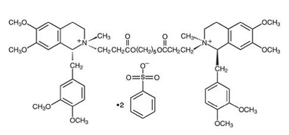 NIMBEX (cisatracurium besylate) Structural Formula Illustration