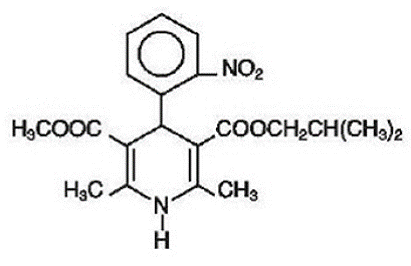 SULAR® (nisoldipine) Structural Formula Illustration