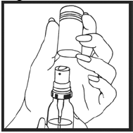 Remove the plastic cap from the container - Illustration