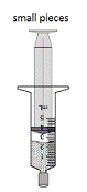 Draw up an additional 2 mL of water into the oral syringe - Illustration
