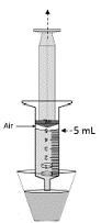 If giving to a child, place the tip of the oral syringe
along the inner cheek of the child - Illustration