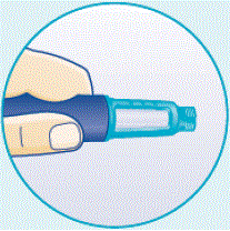 Always use the dose counter to select the exact dose <b>Do not use the “click” sounds you hear when you turn the dose selector or the Pen scale to select your dose. - Illustration