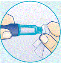 If you select the wrong dose, you can turn the dose selector clockwise or counterclockwise to the correct dose. - Illustration