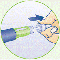 Turn the dose selector clockwise to select the dose you  need - Illustration