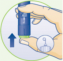 Press and hold down the dose button until the dose
    counter shows “0” - Illustration