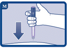 If you select the wrong dose, you can turn the dose selector clockwise or counterclockwise to the correct dose - Illustration