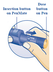 Put the Pen cap on your Pen after each use to protect the Norditropin from direct light - Illustration