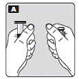 Bring the Novoeight vial and the pre-filled diluent
syringe to room temperature - Illustration