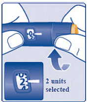 If there are air bubbles, tap the syringe gently a few
times to let any air bubbles rise to the top - Illustration