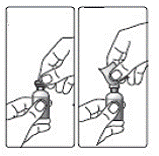 Insert a 3 mL cartridge with the threaded end first into your Novo Nordisk 3 mL PenFill cartridge compatible insulin delivery device - Illustration