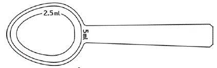 Noxafil measured dosing spoon - Illustration