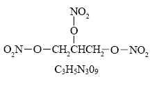 NITROSTAT (nitroglycerin) sublingual tablet Structural Formula - Illustration