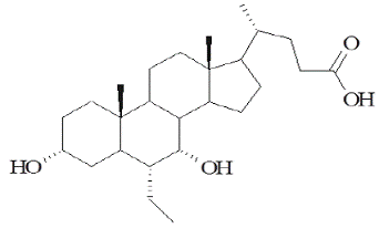 OCALIVA® (obeticholic acid) - Structural Formula  Illustration