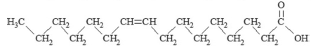 Myristic acid - Structural Formula - Illustration