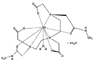 OMNISCAN™ (gadodiamide) Structural Formula Illustration