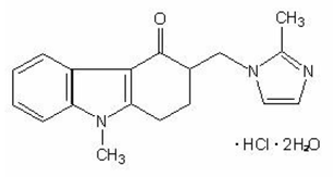 Ondansetron Hydrochloride - Structural Formula Illustration