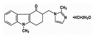 ZOFRAN(ondansetron hydrochloride) Structural Formula Illustration