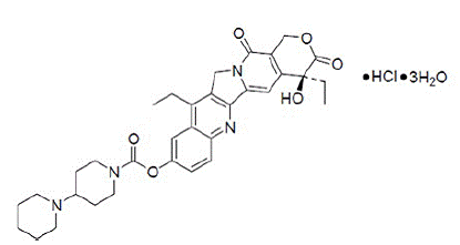 ONIVYDE™  (irinotecan liposome) Structural Formula Illustration