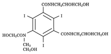 Optiray™ 350 (Ioversol)- Structural Formula Illustration