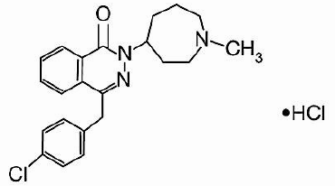 OPTIVAR® (azelastine hydrochloride) Structural Formula Illustration