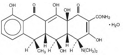 ORACEA (doxycycline) Structural Formula Illustration