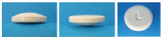 Shape of Oravig tablets - Illustration