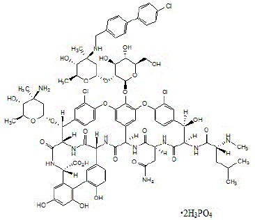 ORBACTIV® (oritavancin) Structural Formula Illustration