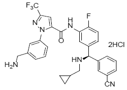 ORLADEYO™ (berotralstat) Structural Formula Illustration