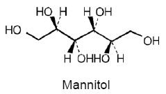 OSMITROL Injection (Mannitol Injection, USP)    Structural Formula Illustration